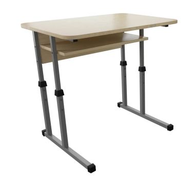 Стіл учнівський одномісний регульований по висоті №4-6 ( БІГУН, арт. 11000)